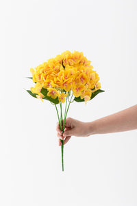 Yapay Islak Ortanca Çiçeği 45 cm 5 Dal