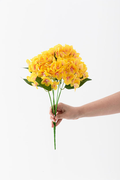 Yapay Islak Ortanca Çiçeği 45 cm 5 Dal