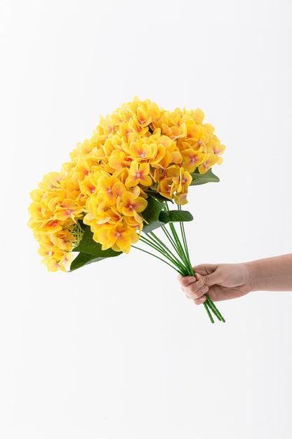 Yapay Islak Ortanca Çiçeği 45 cm 5 Dal