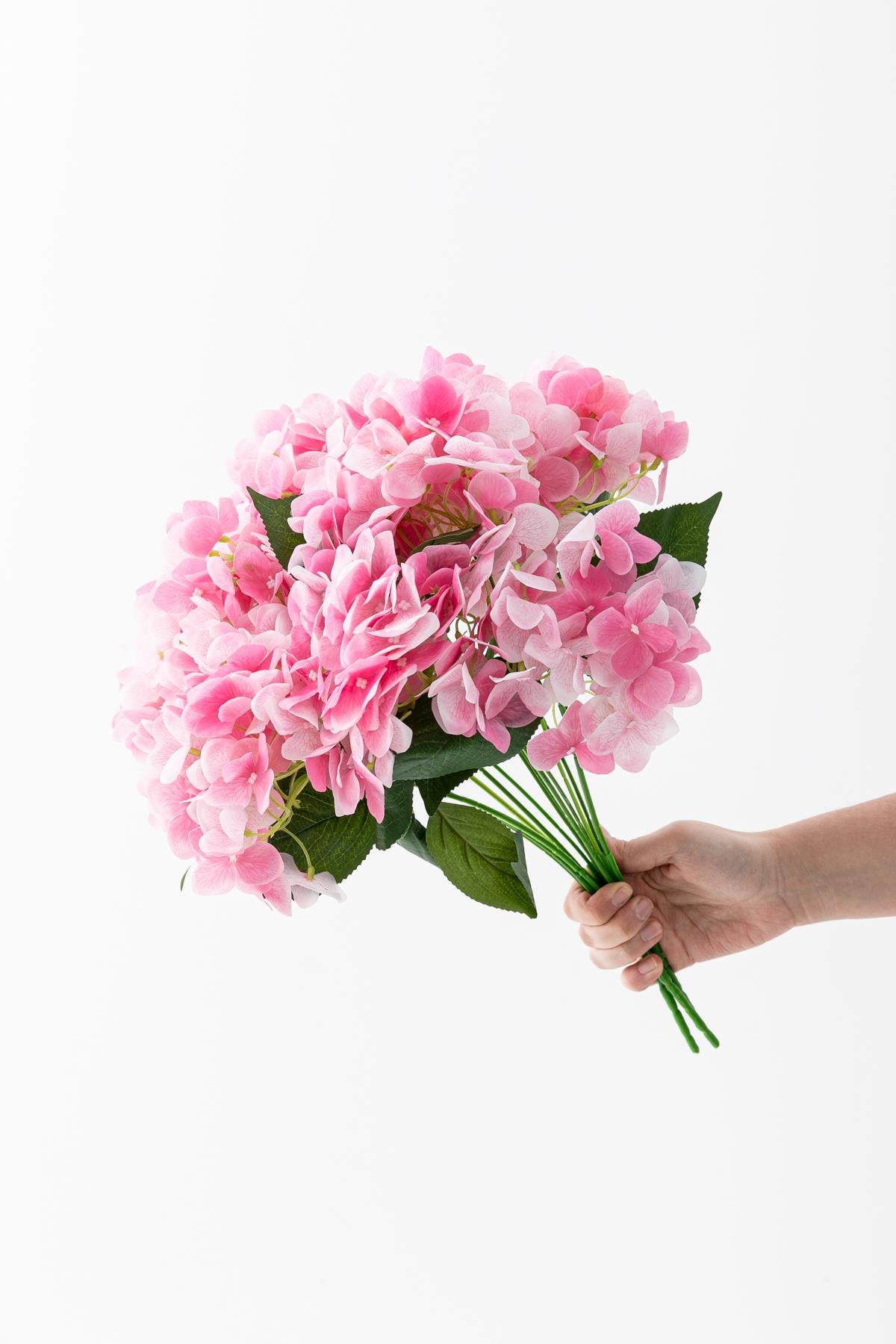Yapay Islak Ortanca Çiçeği 45 cm 5 Dal