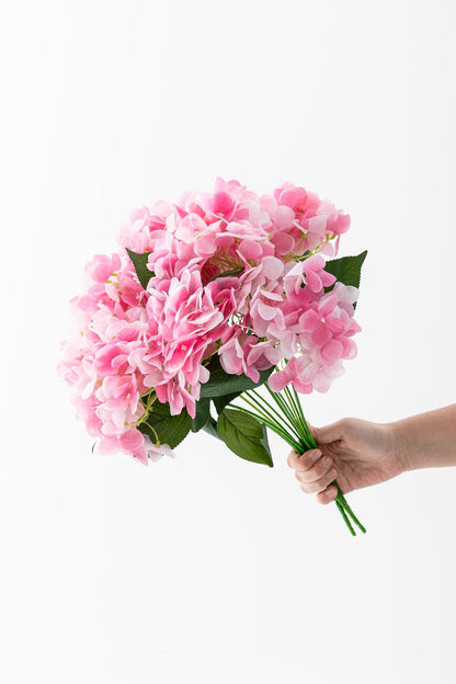 Yapay Islak Ortanca Çiçeği 45 cm 5 Dal