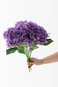 Yapay Islak Ortanca Çiçeği 45 cm 5 Dal