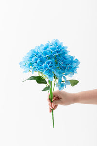 Yapay Islak Ortanca Çiçeği 45 cm 5 Dal