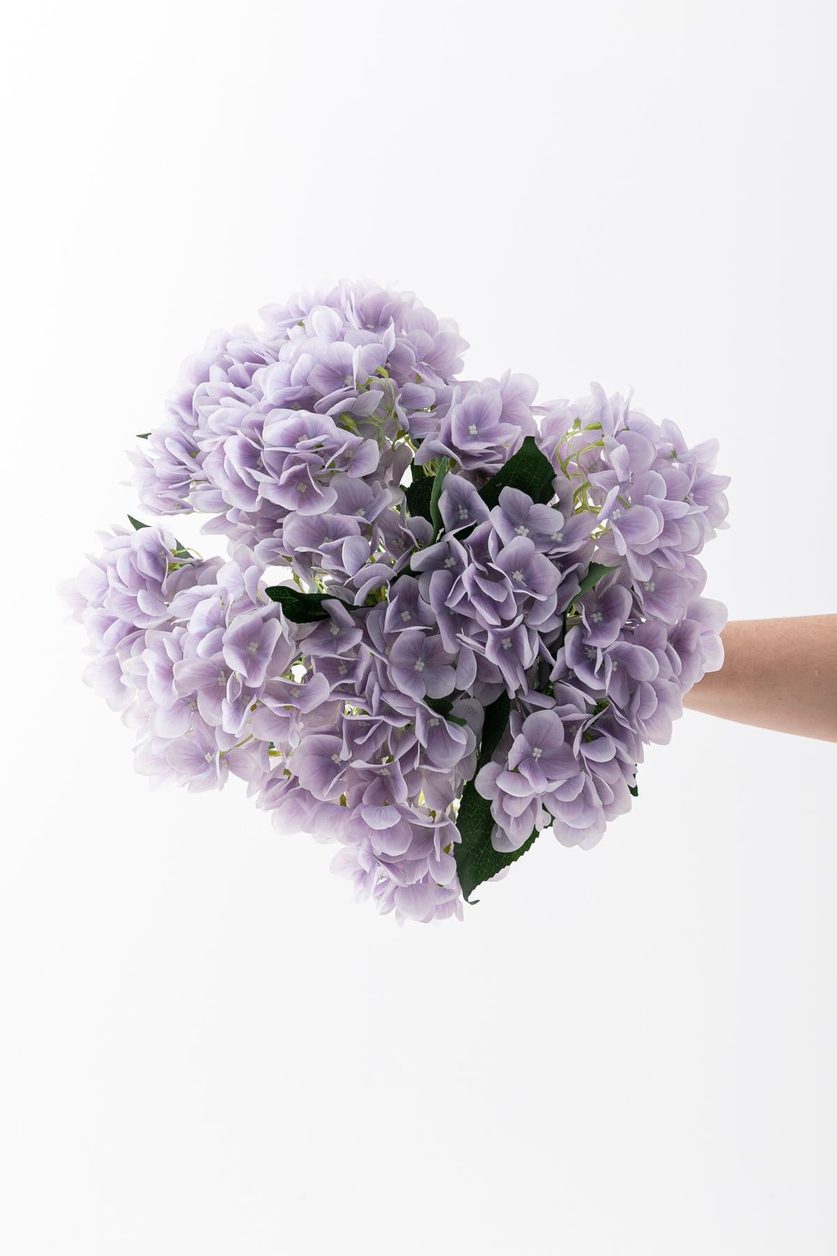Yapay Islak Ortanca Çiçeği 45 cm 5 Dal