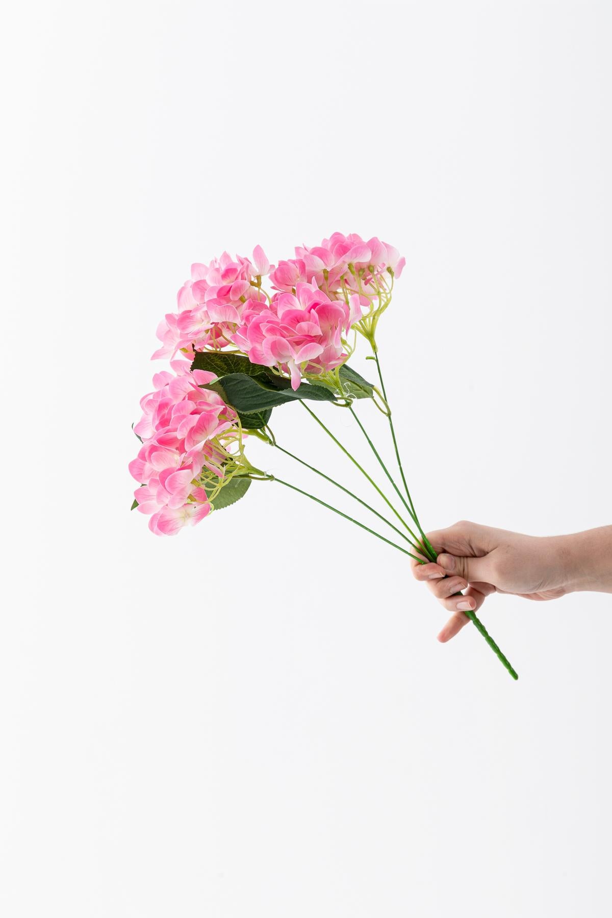 Yapay Islak Ortanca Çiçeği 45 cm 5 Dal