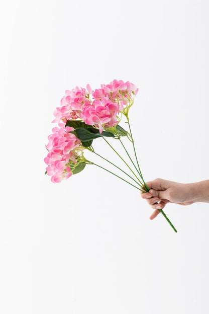 Yapay Islak Ortanca Çiçeği 45 cm 5 Dal