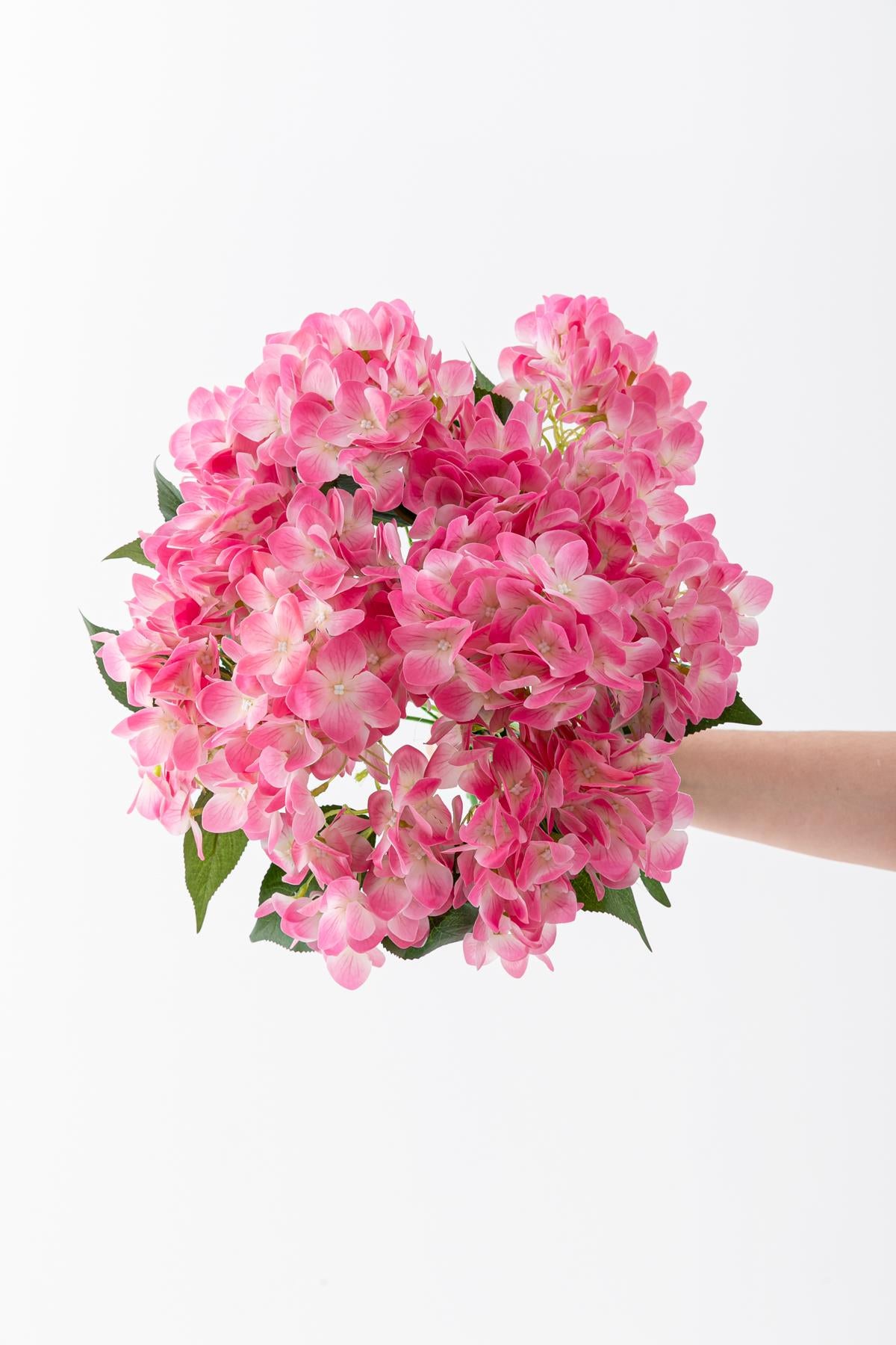 Yapay Islak Ortanca Çiçeği 45 cm 5 Dal