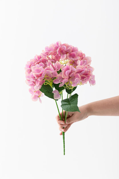 Yapay Islak Ortanca Çiçeği 45 cm 5 Dal