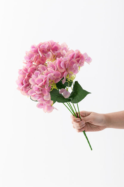 Yapay Islak Ortanca Çiçeği 45 cm 5 Dal