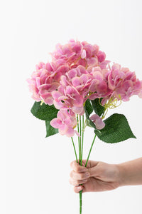 Yapay Islak Ortanca Çiçeği 45 cm 5 Dal