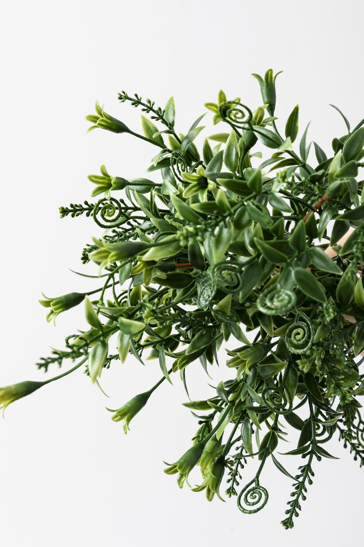 Yapay Kabak Çiçeği Demeti Yeşil 30 Cm 5 Dal