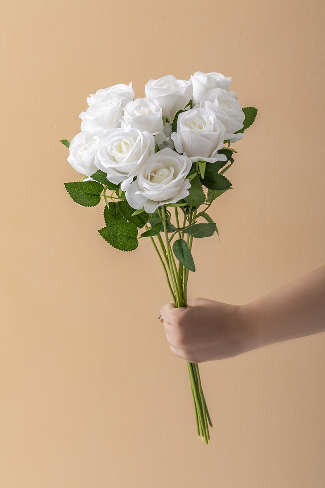 Yapay Kadife Gül Demeti 10&