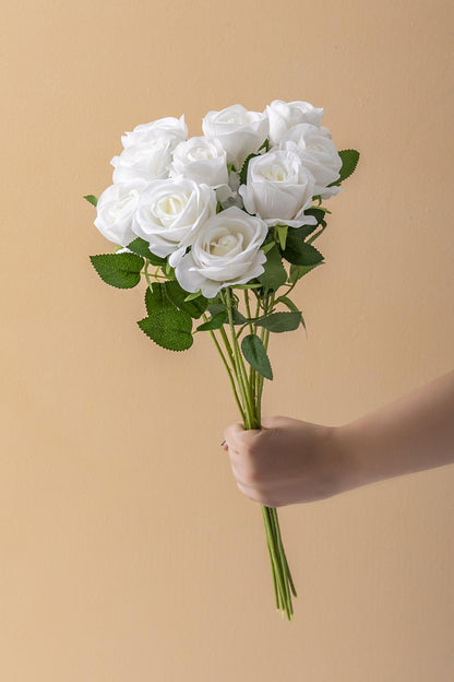 Yapay Kadife Gül Demeti 10&