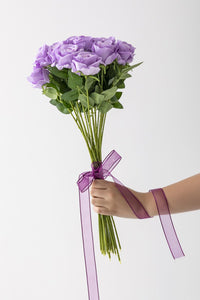 Yapay Kadife Gül Demeti 10'lu