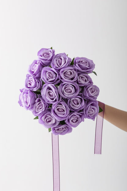 Yapay Kadife Gül Demeti 10&