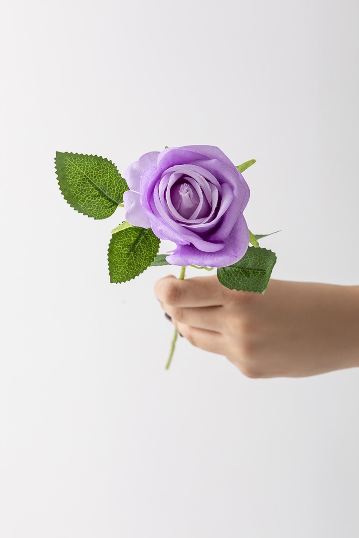 Yapay Kadife Gül Kırmızı 50 Cm