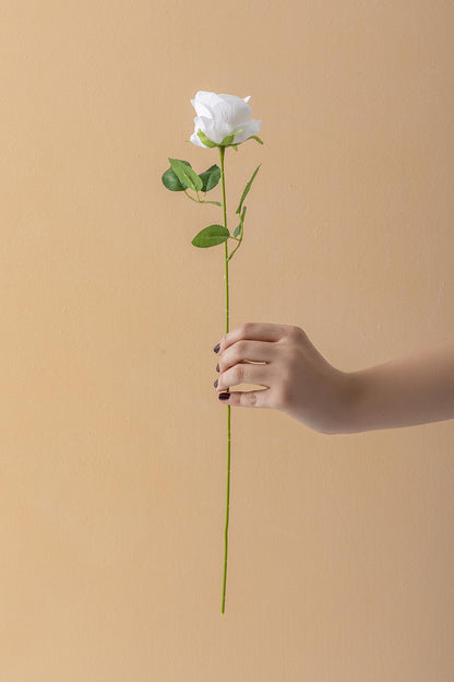 Yapay Kadife Gül Kırmızı 50 Cm