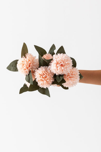 Yapay Kasımpatı Çiçeği Açık Somon 40 cm 7 Dal