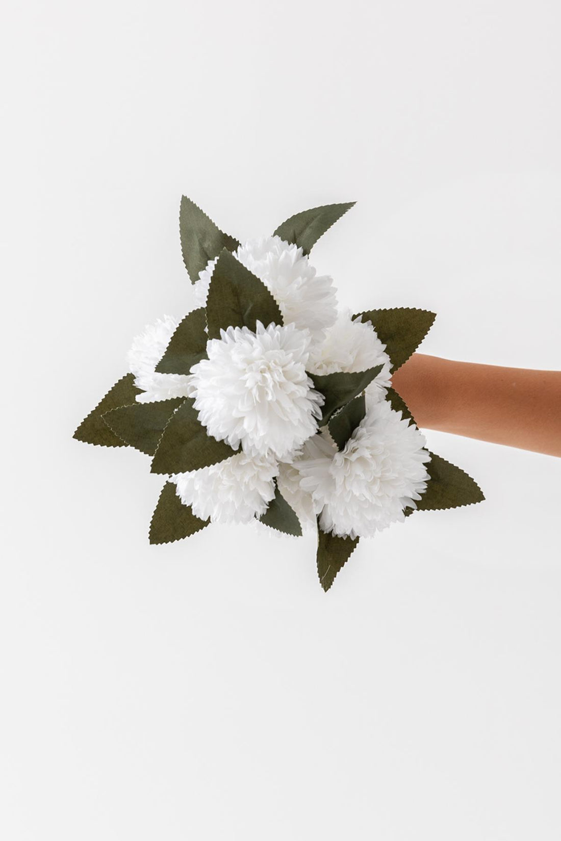 Yapay Kasımpatı Çiçeği Beyaz 40 Cm 5 Dal