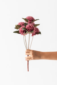 Yapay Kasımpatı Çiçeği Gül Kurusu 40 Cm 7 Dal