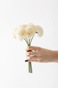 Yapay Kasımpatı Çiçeği Krem 25 Cm 7 Dal