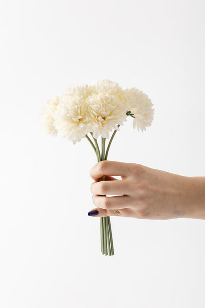 Yapay Kasımpatı Çiçeği Krem 25 Cm 7 Dal