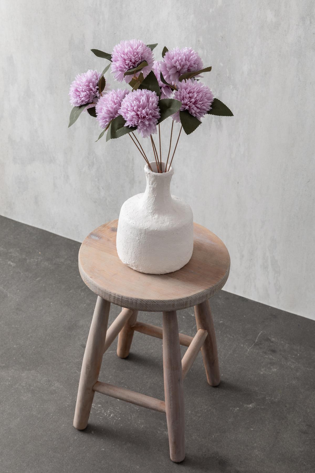 Yapay Kasımpatı Çiçeği Lila 40 Cm 5 Dal