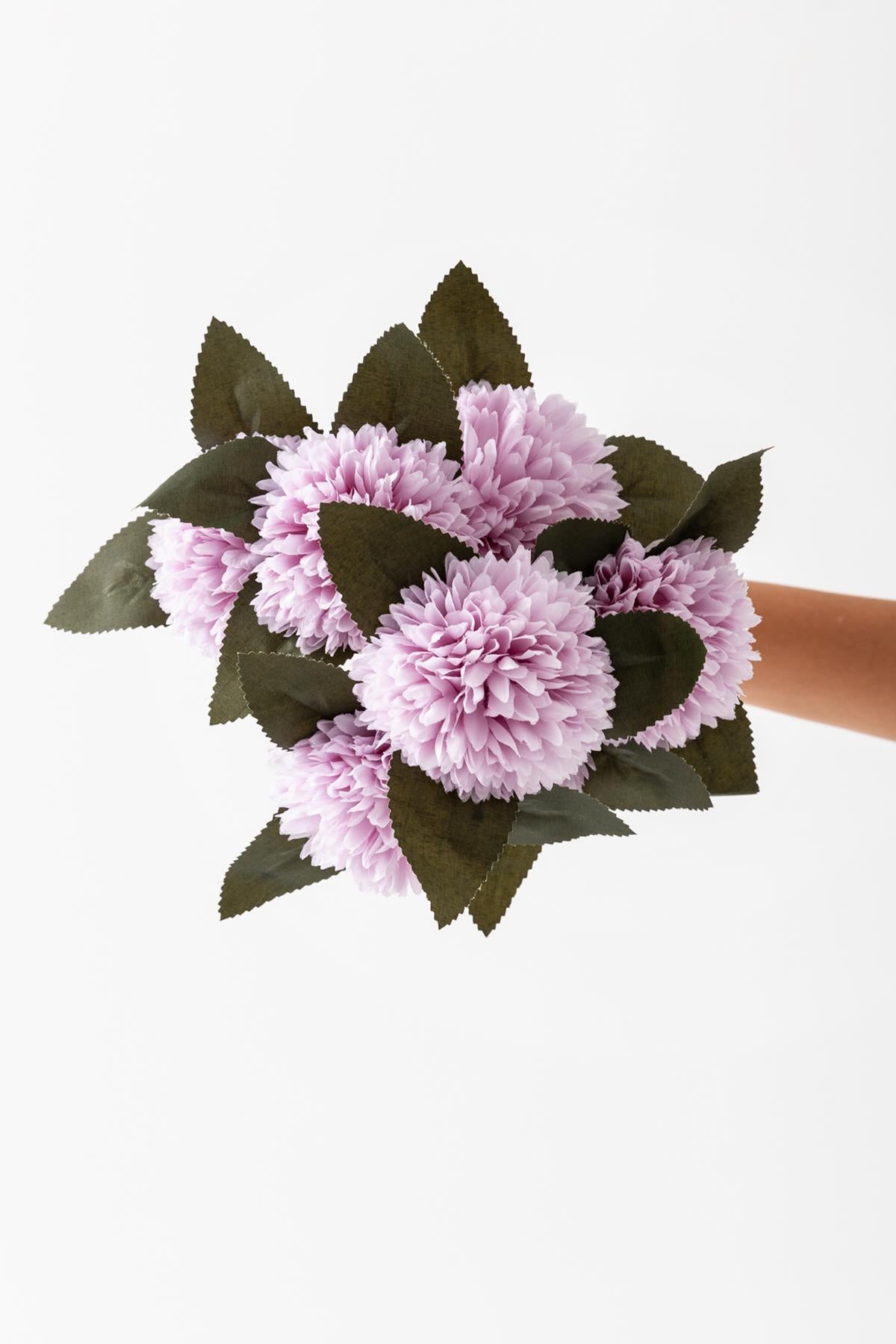 Yapay Kasımpatı Çiçeği Lila 40 Cm 5 Dal