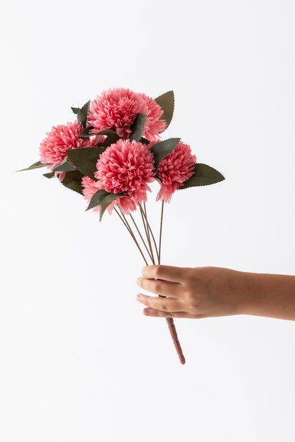 Yapay Kasımpatı Çiçeği Pembe 40 Cm 7 Dal