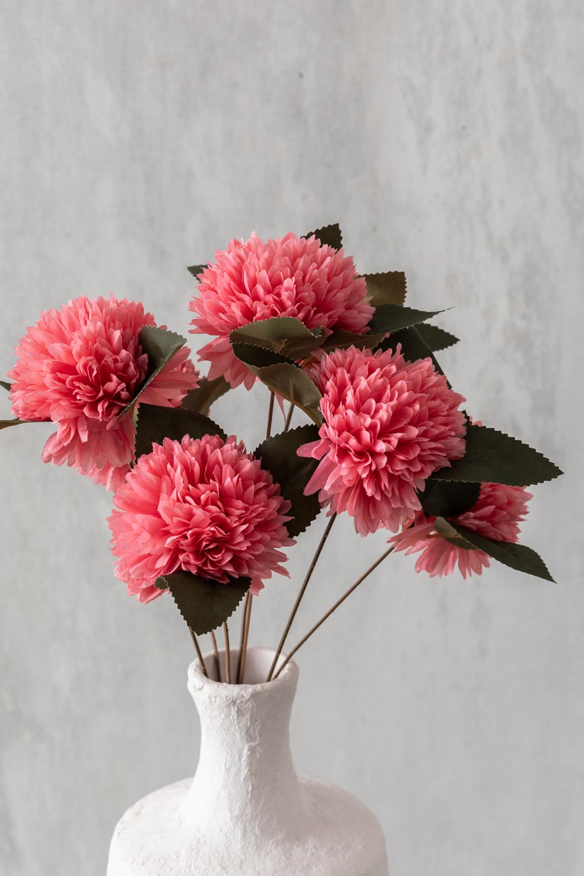 Yapay Kasımpatı Çiçeği Pembe 40 Cm 7 Dal