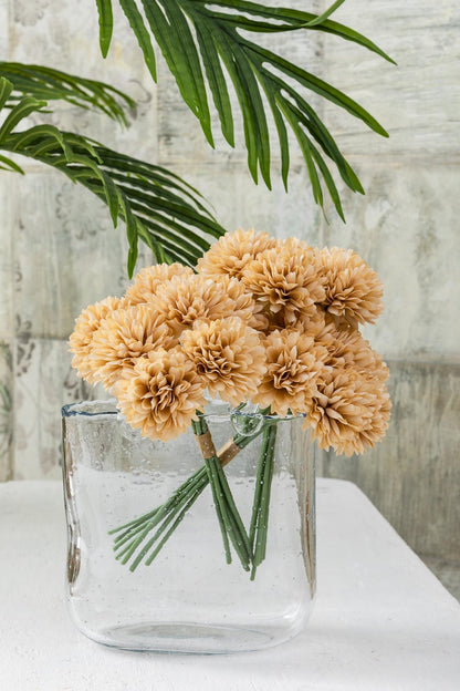 Yapay Kasımpatı Çiçeği Sarı 25 Cm 7 Dal