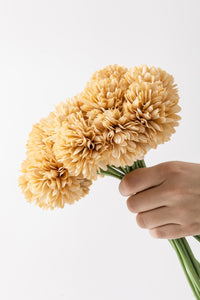 Yapay Kasımpatı Çiçeği Sarı 25 Cm 7 Dal