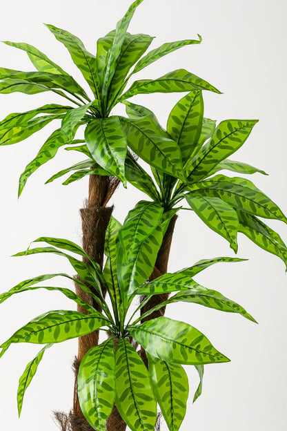 Yapay Kılıç Ağacı 150 Cm 54 Dal Alacalı Yeşil