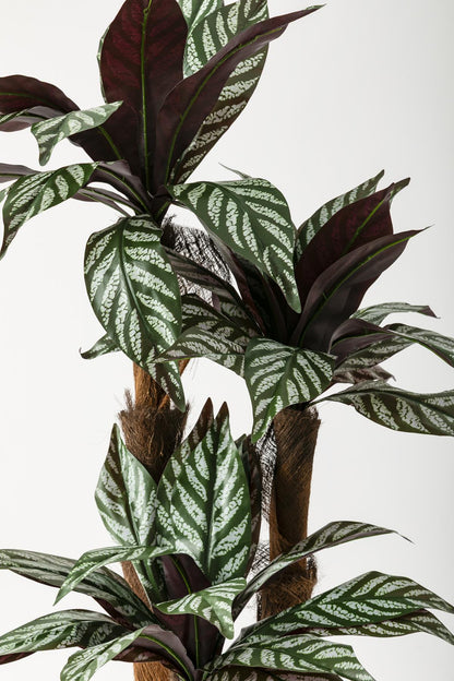 Yapay Kılıç Ağacı 150 Cm 54 Dal Mürdüm Beyaz