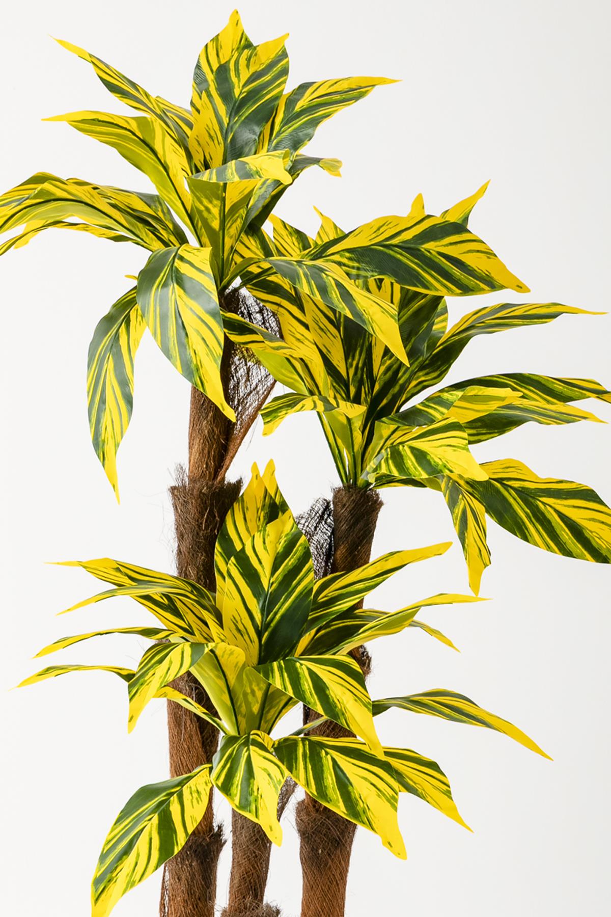 Yapay Kılıç Ağacı 150 Cm 54 Dal Sarı Yeşil