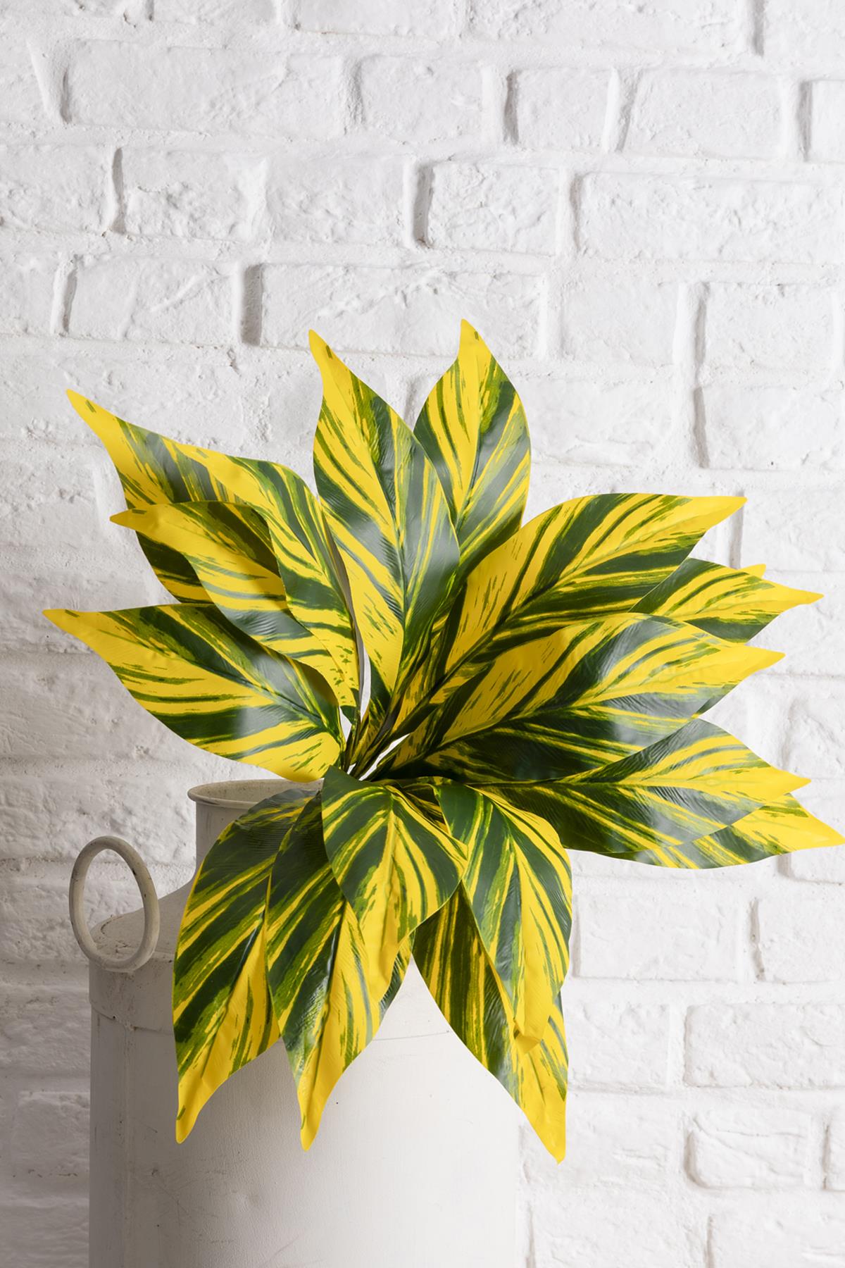 Yapay Kılıç Sarı Desenli Demet