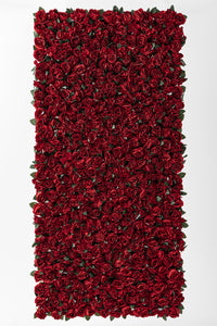 Yapay Kırmızı Gül Duvarı 200X100