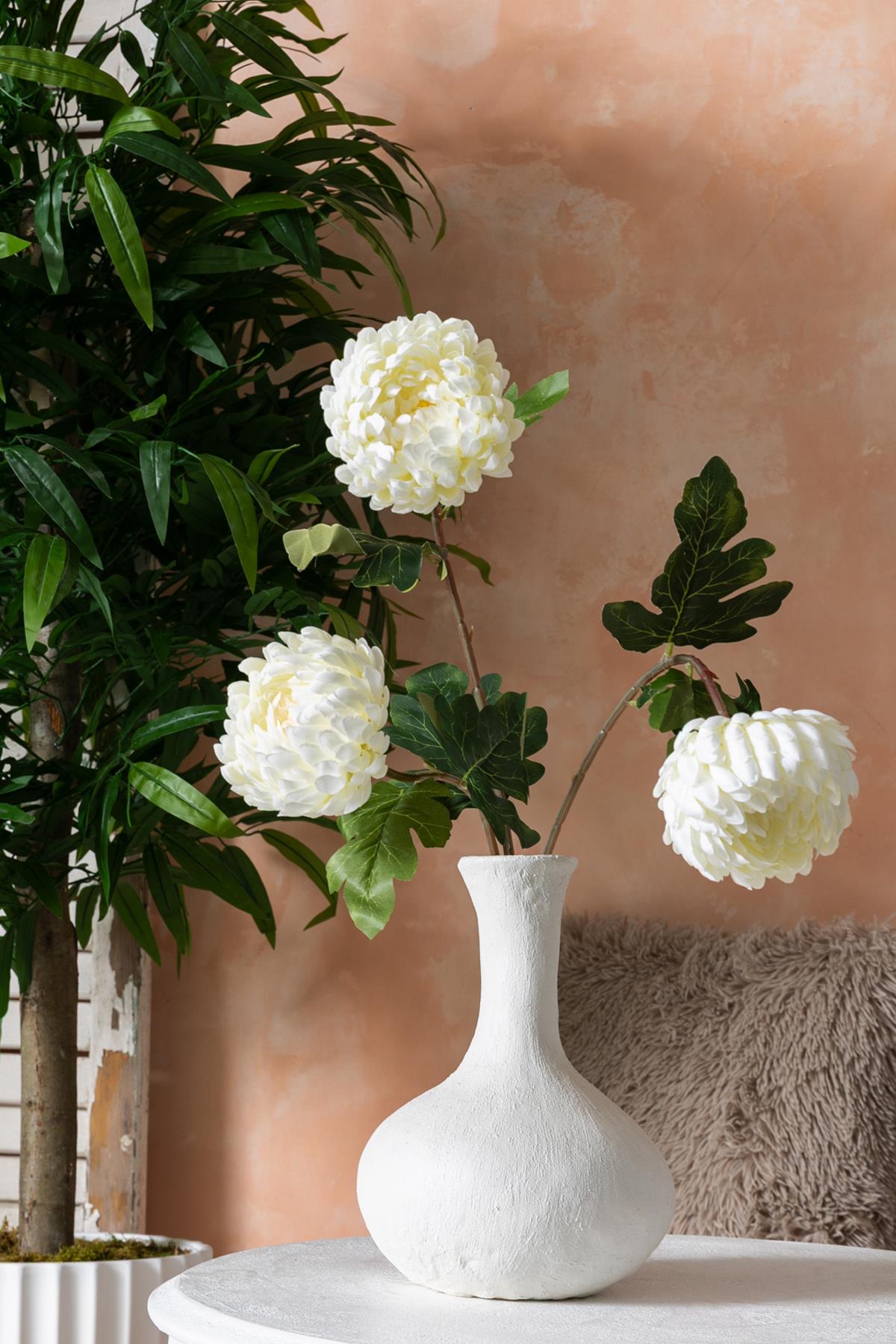 Yapay Krizantem Çiçeği 75 Cm Tek Dal