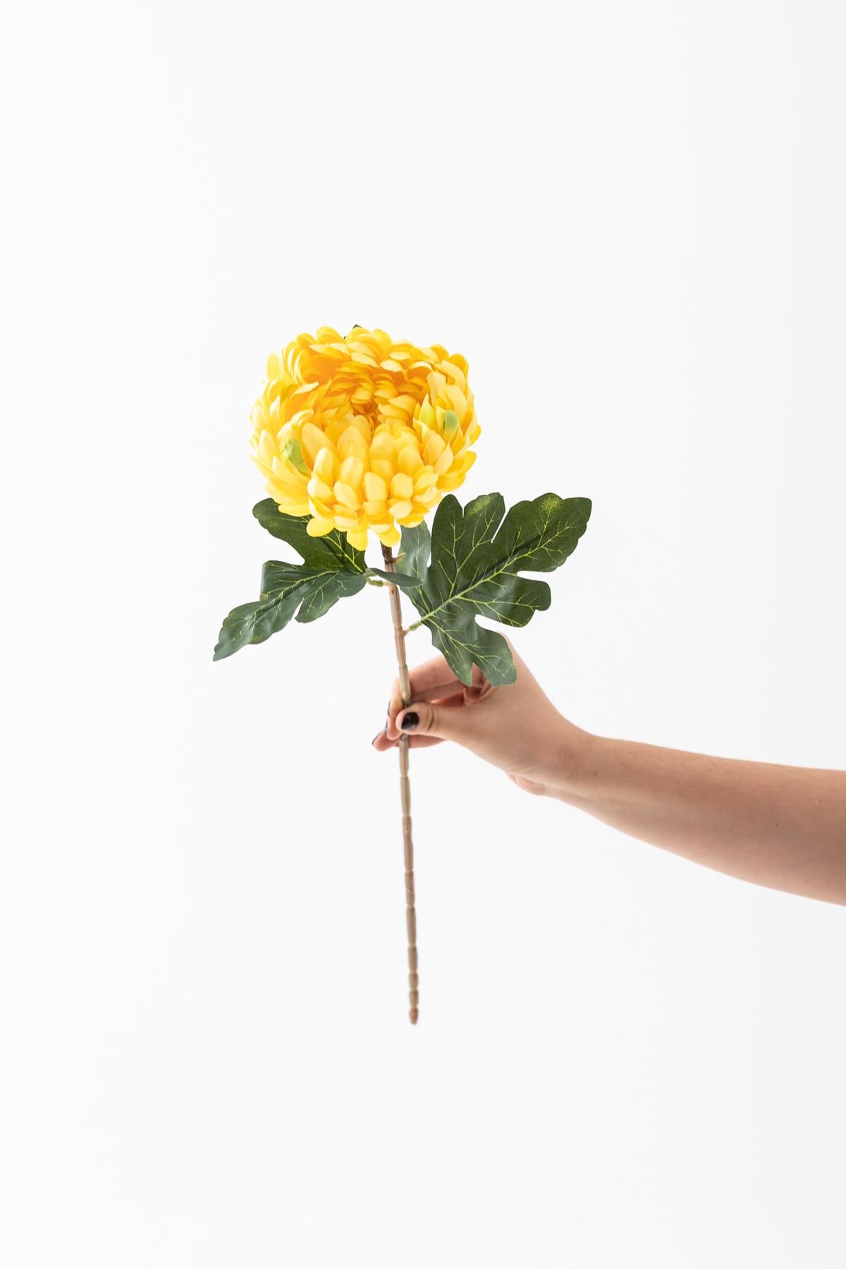 Yapay Krizantem Çiçeği 75 Cm Tek Dal