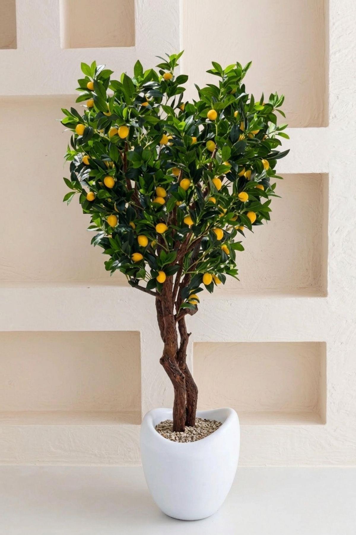 Yapay Premium Limon Ağacı Islak Dokulu 200 Cm 35 Dal