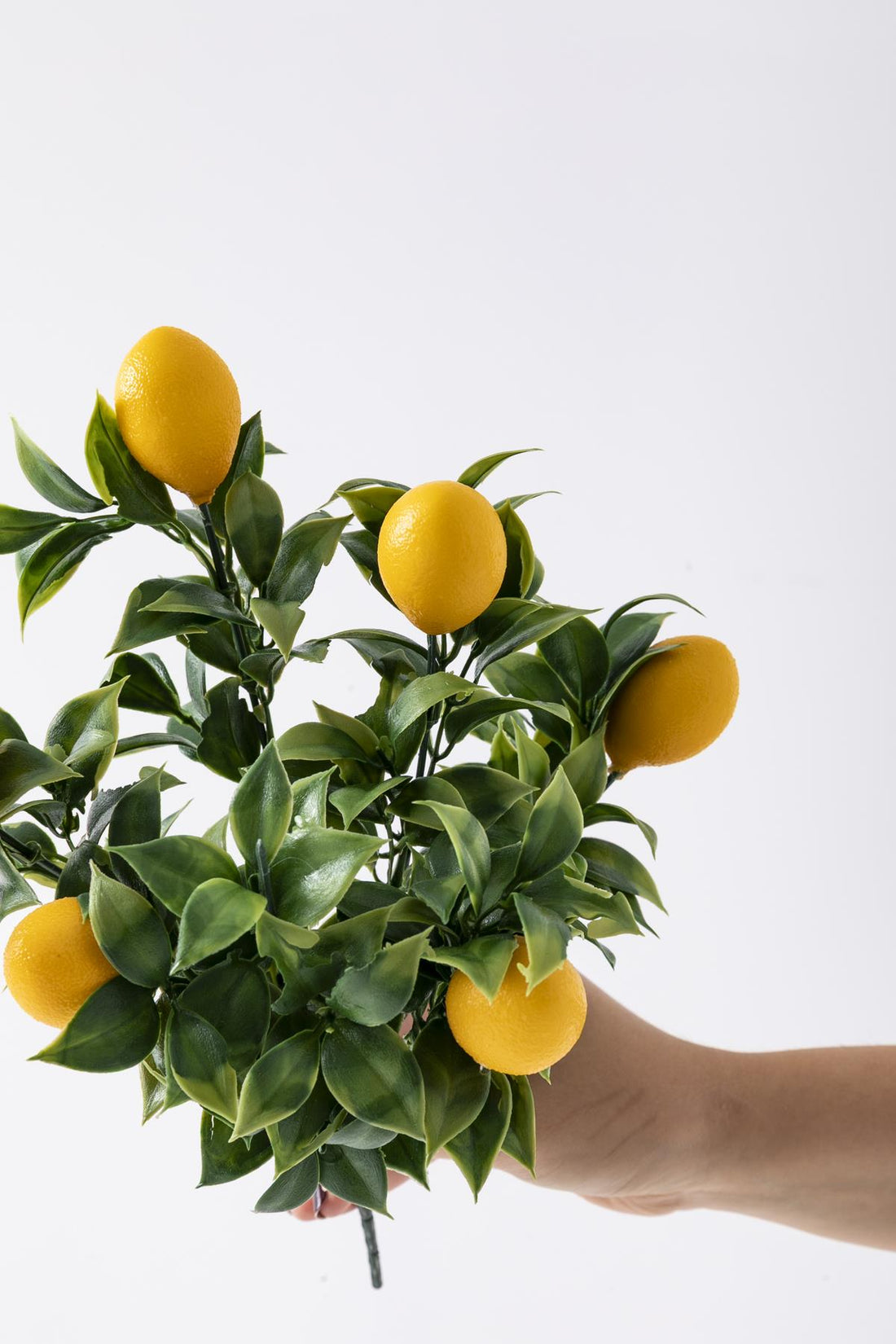 Yapay Limon Demeti Yeşil 35 Cm 5 Dal(Uv)