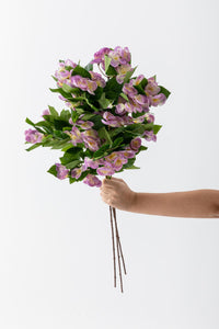 Yapay Lux Menekşe Dalı Lila 80 cm 5 Yaprak