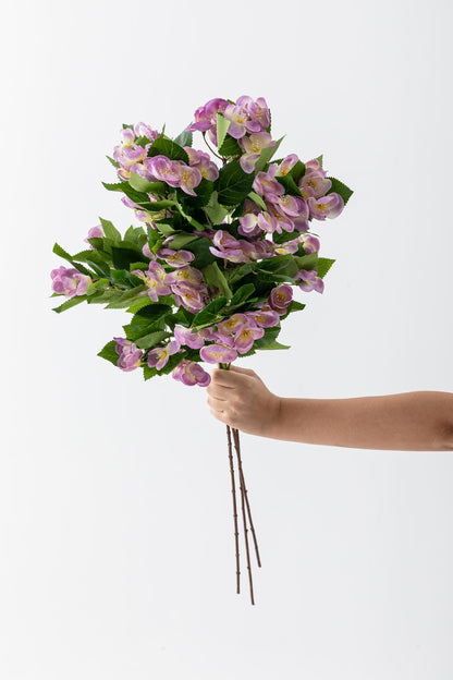 Yapay Lux Menekşe Dalı Lila 80 cm 5 Yaprak