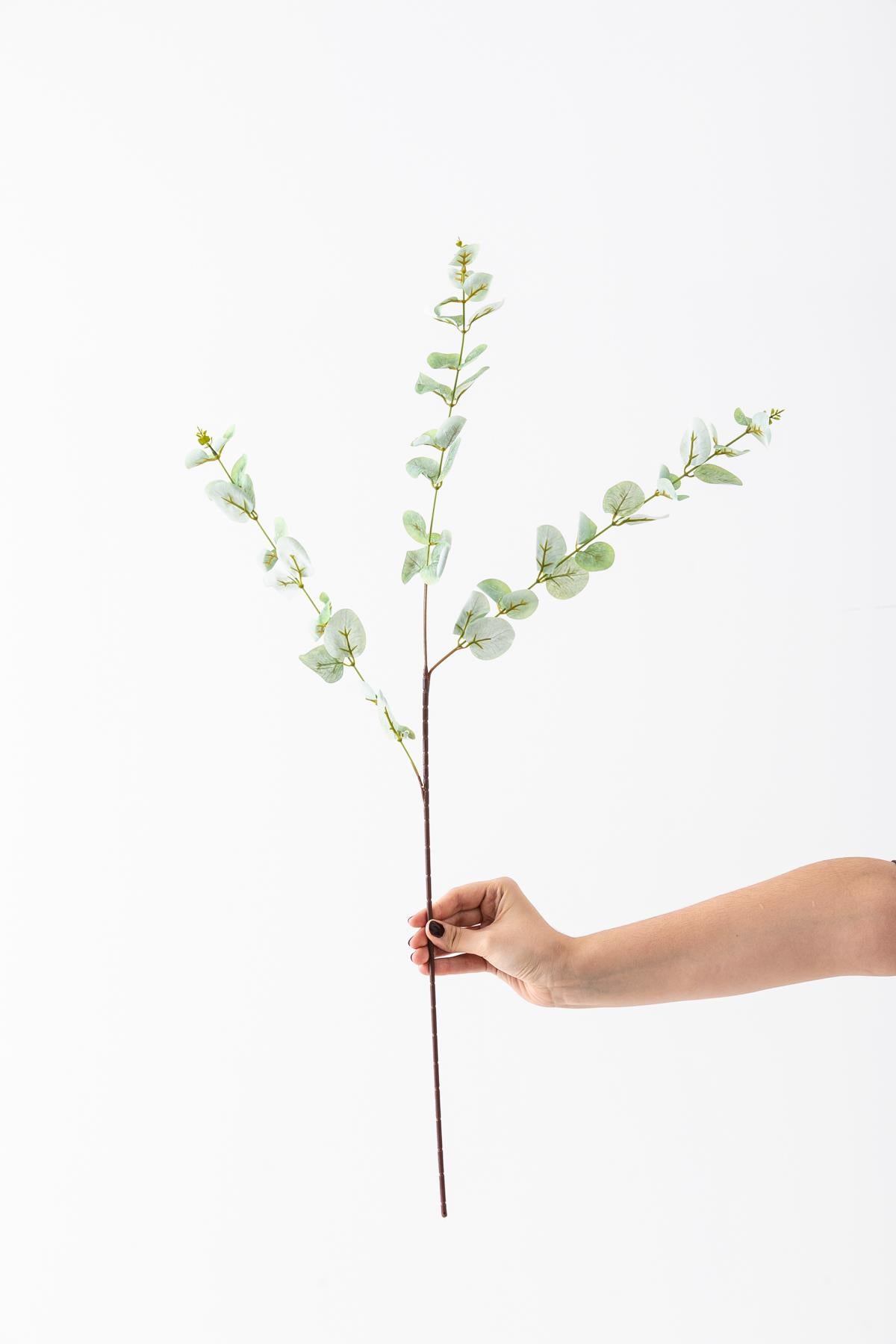 Yapay Okaliptus Dalı 80 Cm 3 Dal