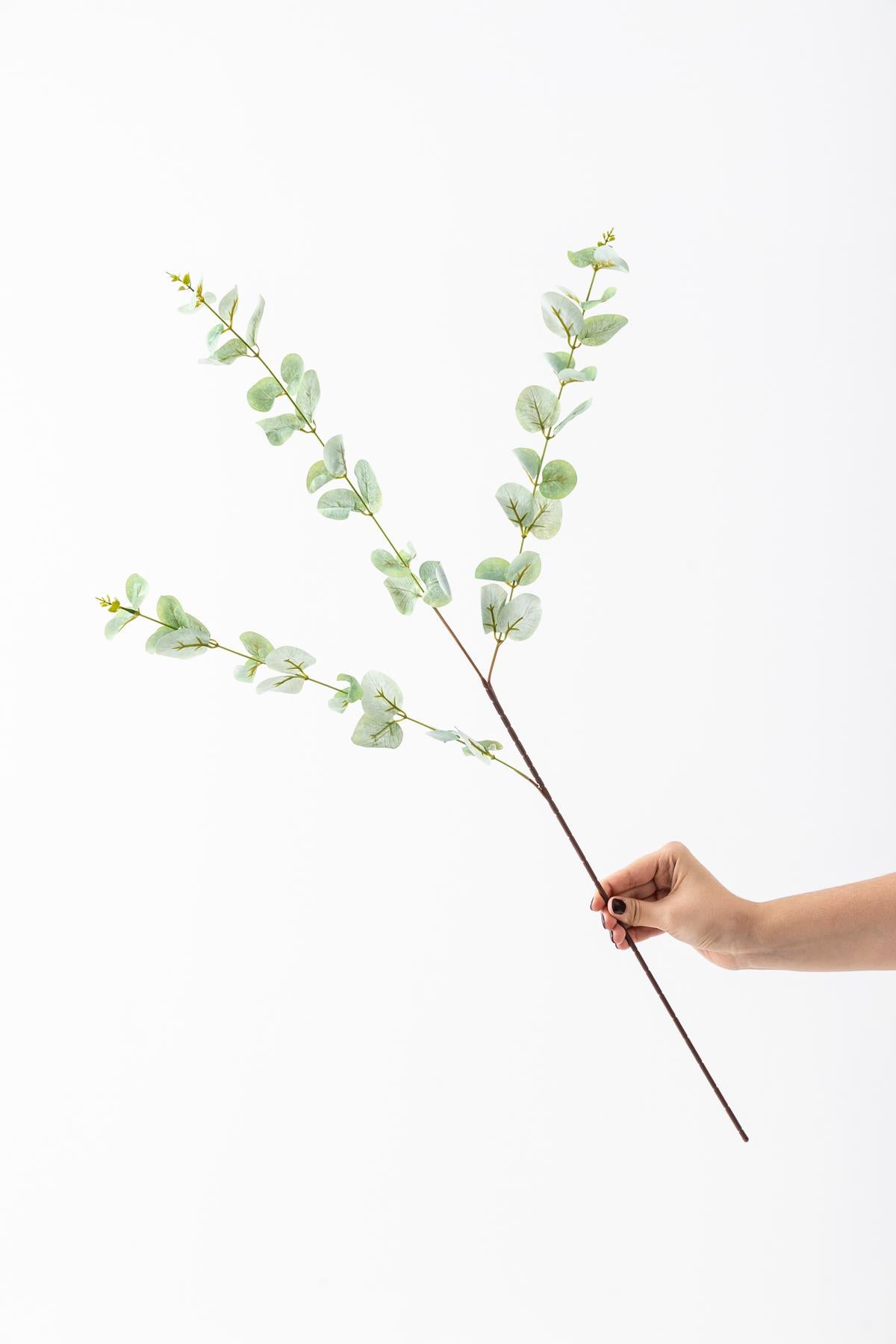 Yapay Okaliptus Dalı 80 Cm 3 Dal