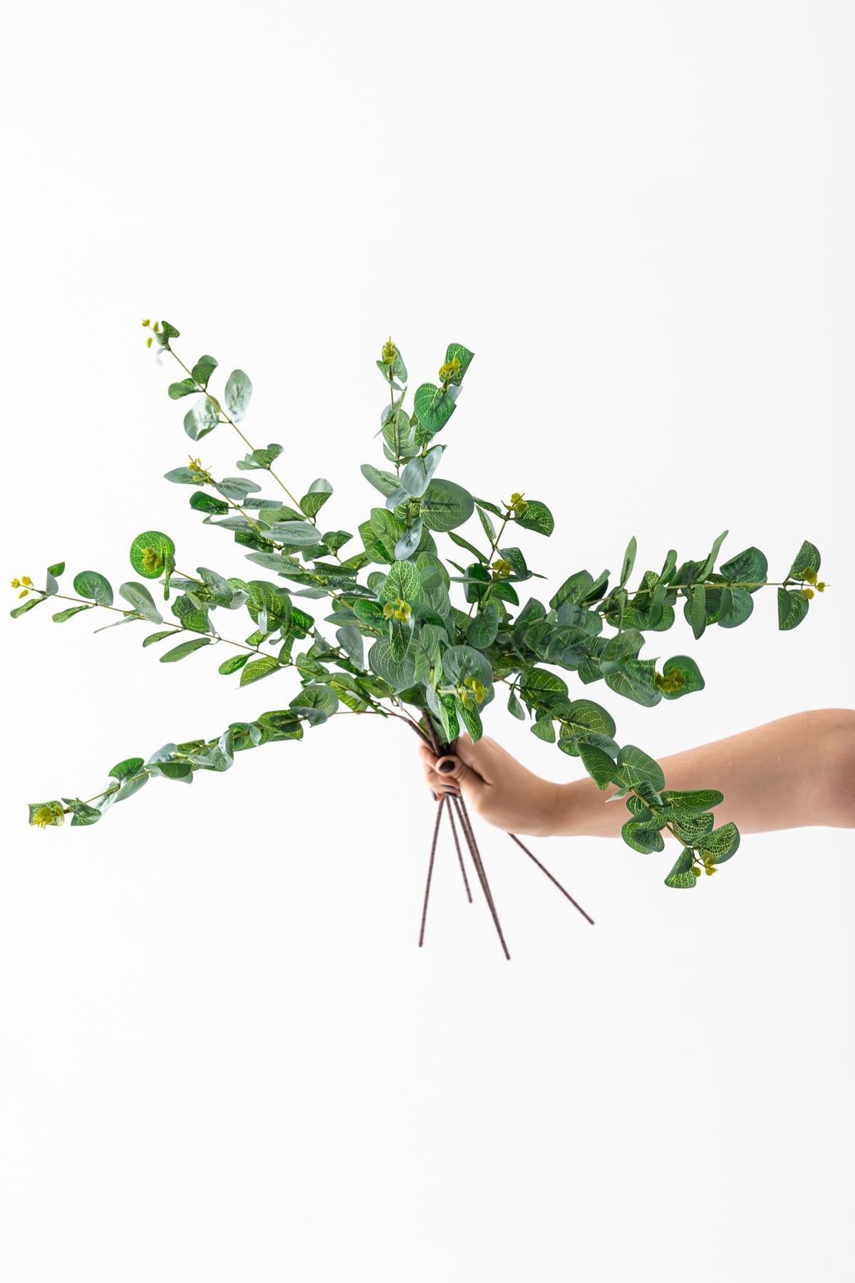 Yapay Okaliptus Dalı 80 Cm 3 Dal