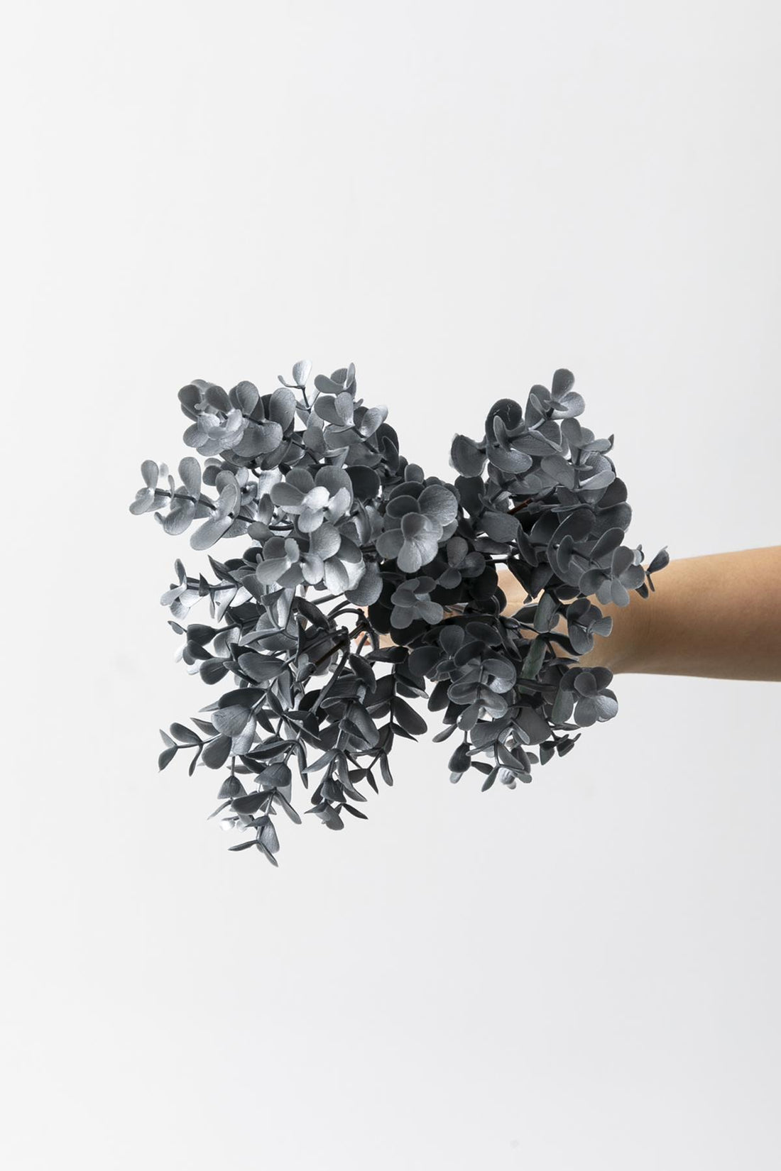 Yapay Okaliptus Demeti Büyük Yapraklı Gri 30 Cm 5 Dal(Uv)