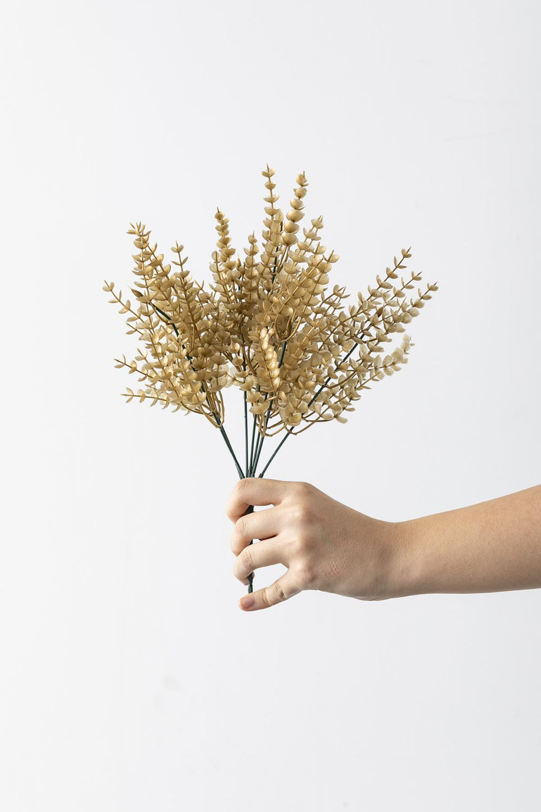 Yapay Okaliptus Demeti Gold 35 Cm 7 Dal(Uv)