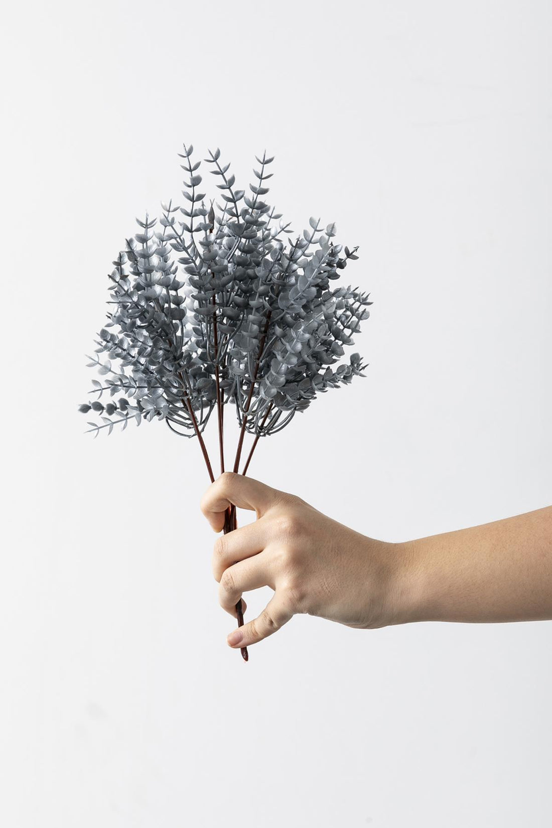 Yapay Okaliptus Demeti Gri 35 Cm 7 Dal(Uv)