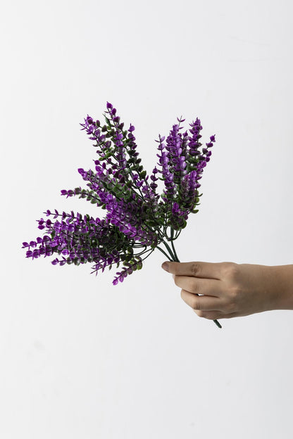 Yapay Okaliptus Demeti Mor 35 Cm 7 Dal